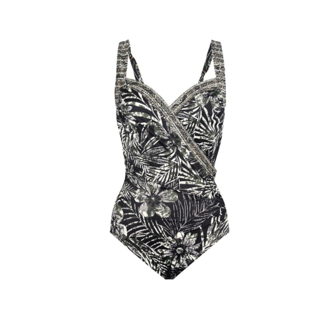 Miraclesuit Women's Plus Size Zahara Sanibel One Piece Swimsuit Size 22W 8247 - Picture 2 of 2